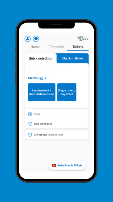 ZVV app ticket ZVV app ticket