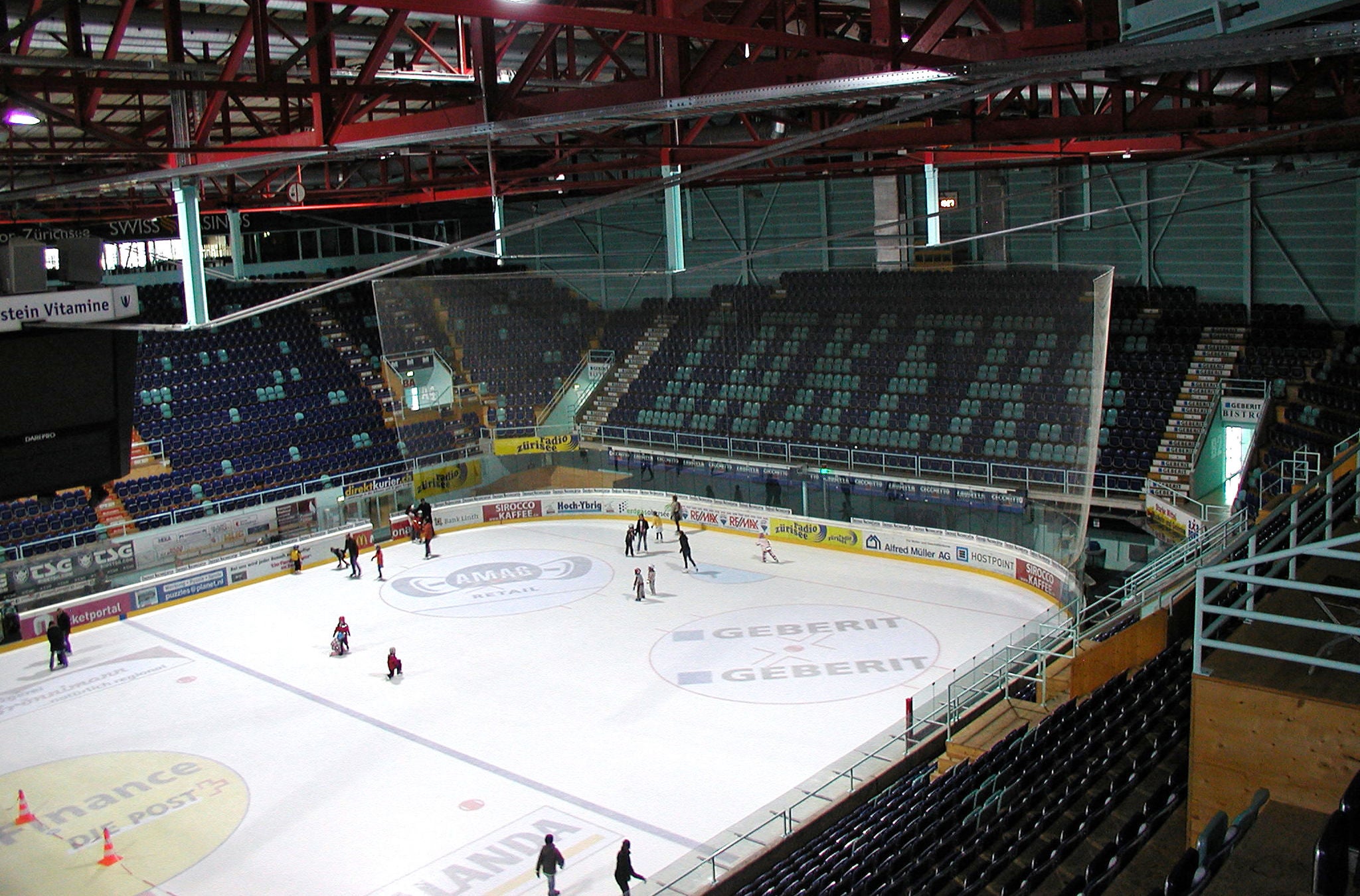 Hockeyspiel in Rapperswil-Jona.