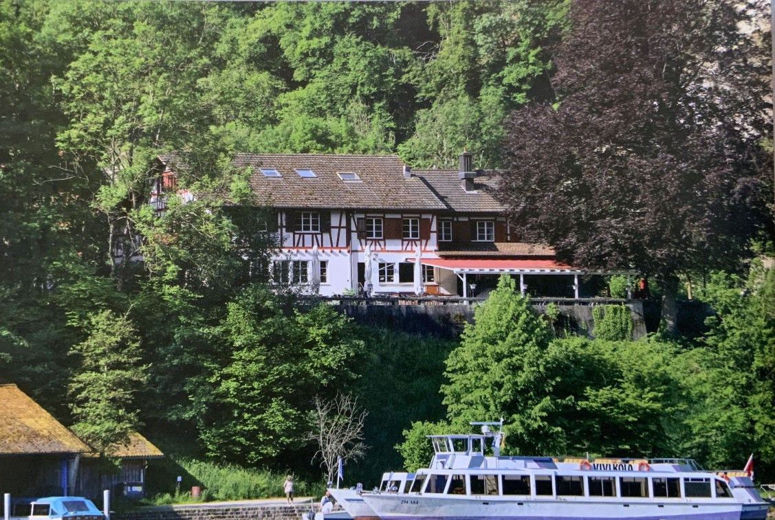 Das Bergrestaurant Hörnli in der Abendstimmung