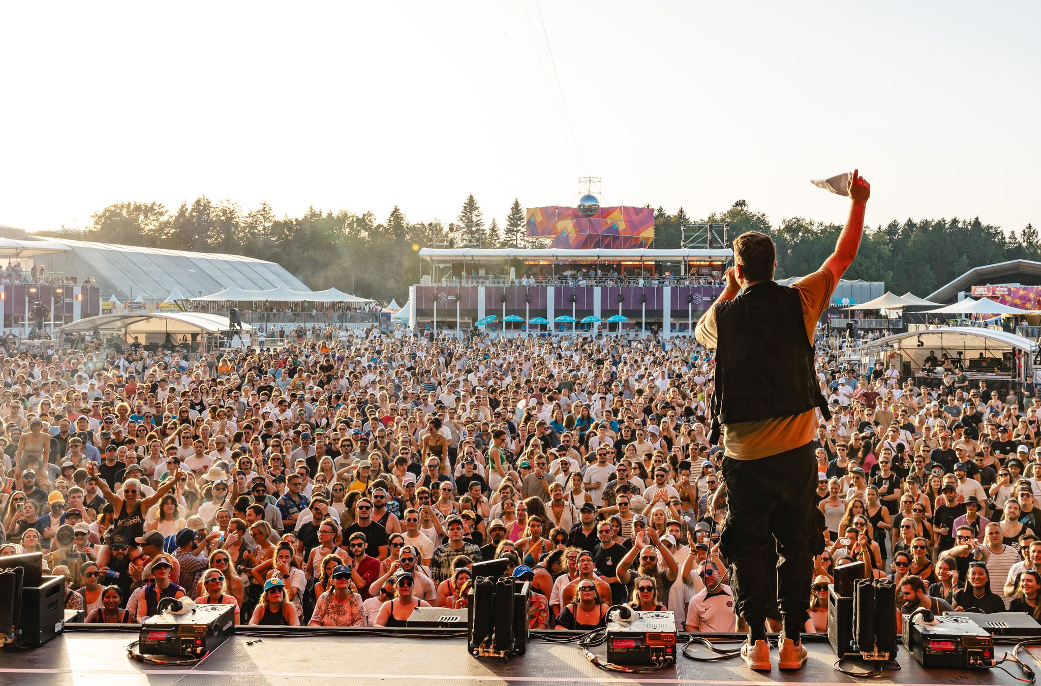 Zürich Openair Bühne am Tag