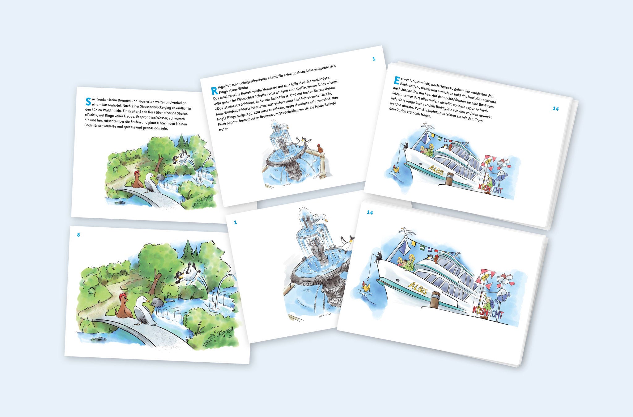 Erzählkarten Ringo Schulreise Küsnachter Tobel