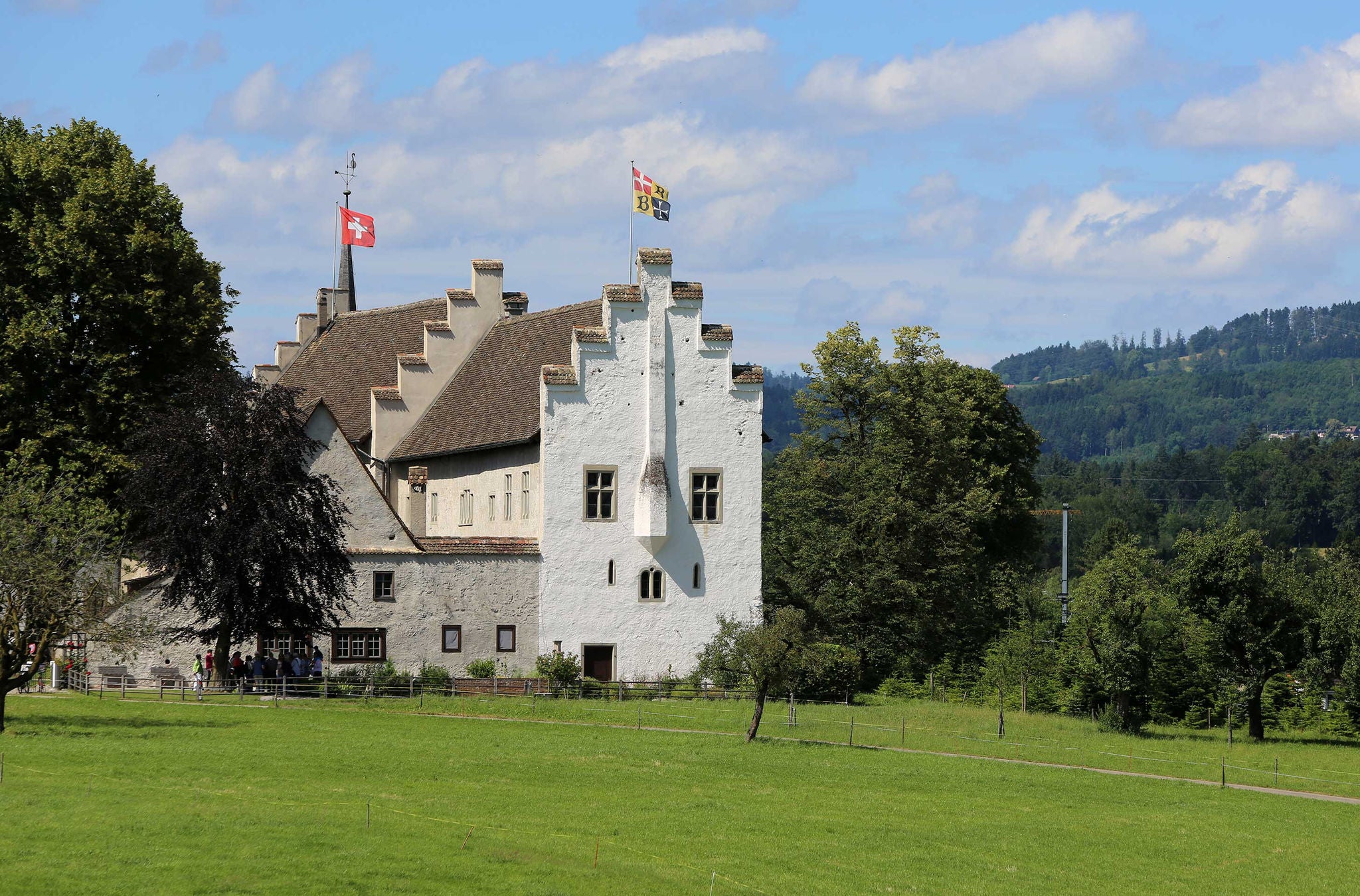 Das Ritterhaus in Bubikon von Aussen