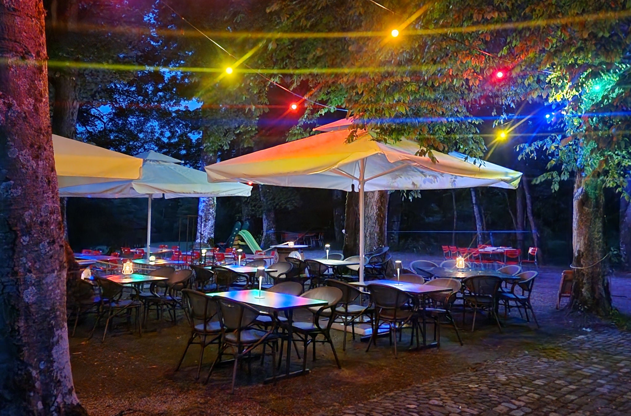 Das Bergrestaurant Hörnli in der Abendstimmung