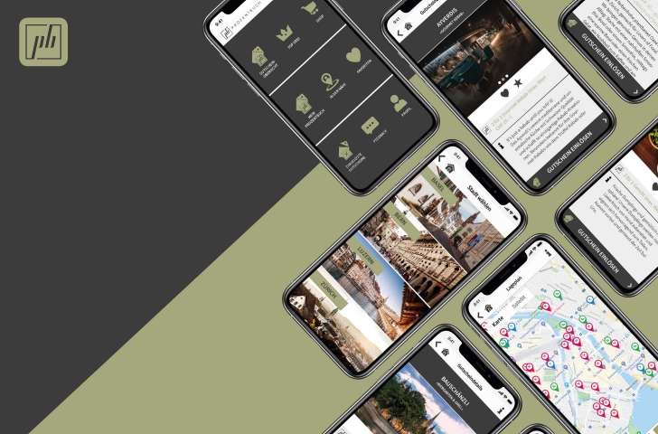 Das Mobile-Display zeigt die neuste Ausgabe der Prozentbuch-App